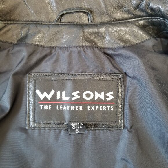 Wilsons Black Leather Jacket - Picture 3 of 16